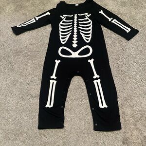 Glow in the dark Skeleton Onesie